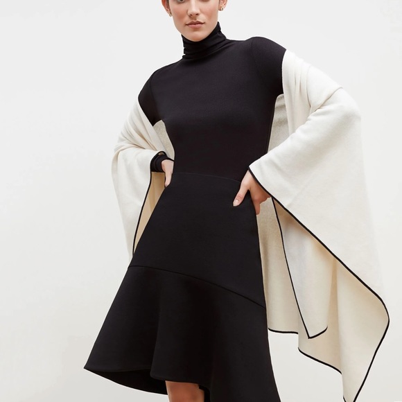 MM Lafleur Accessories - MM Lafleur The Angelou Shawl Contrast Ivory